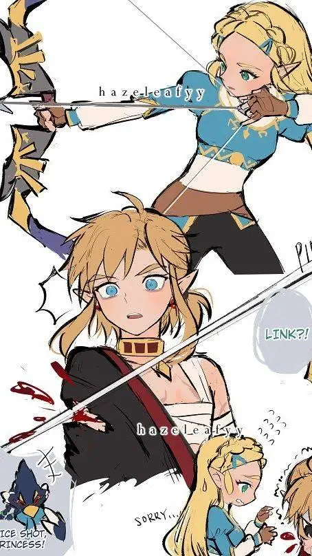 ai character: Link Multiverse..  background