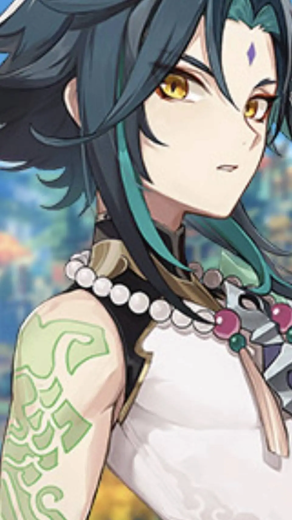 ai character: xiao background