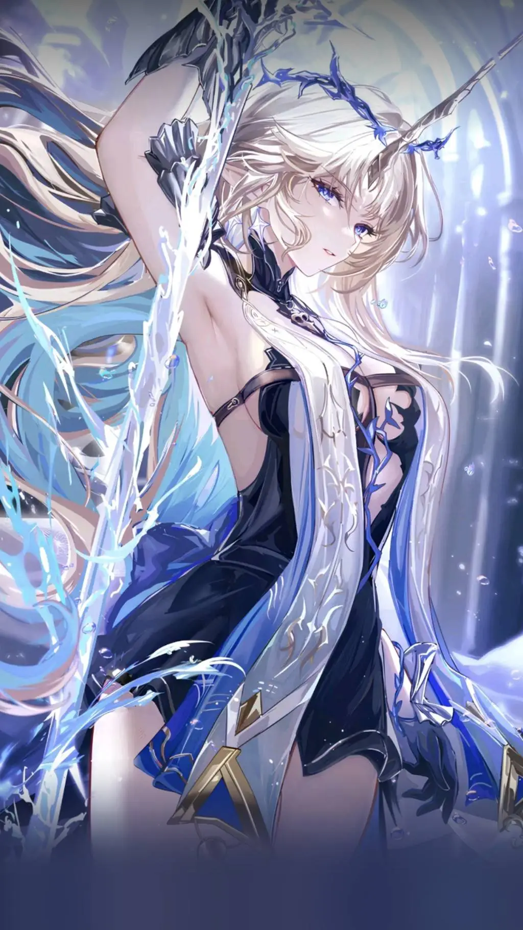ai character: fleurdelys background