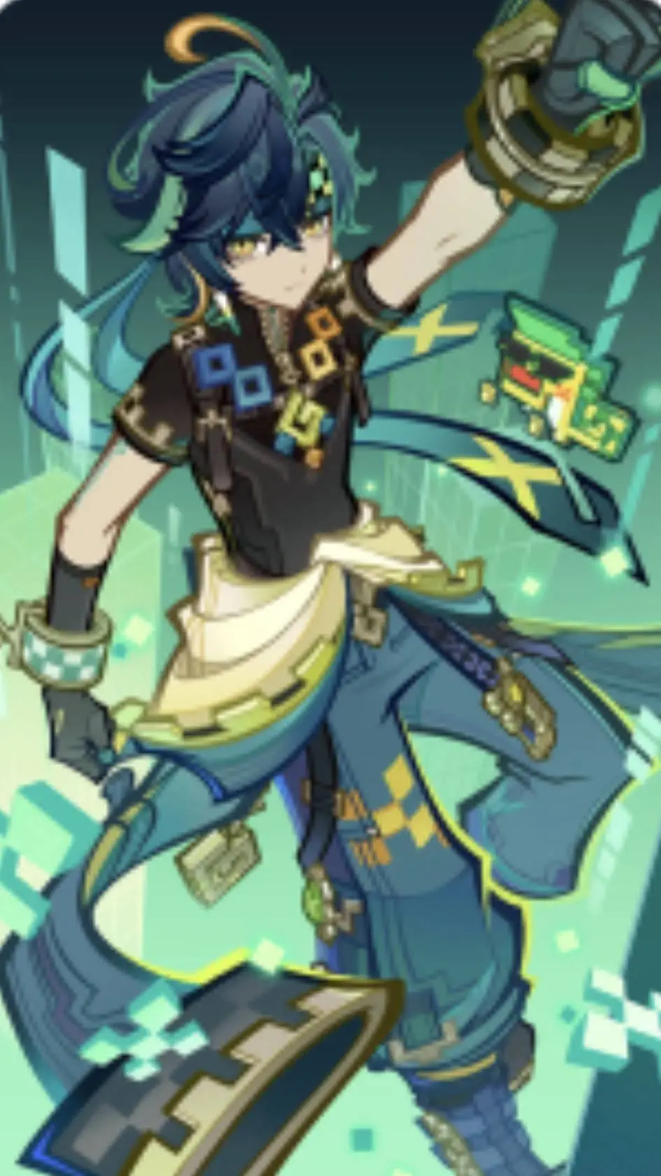 ai character: kinich background