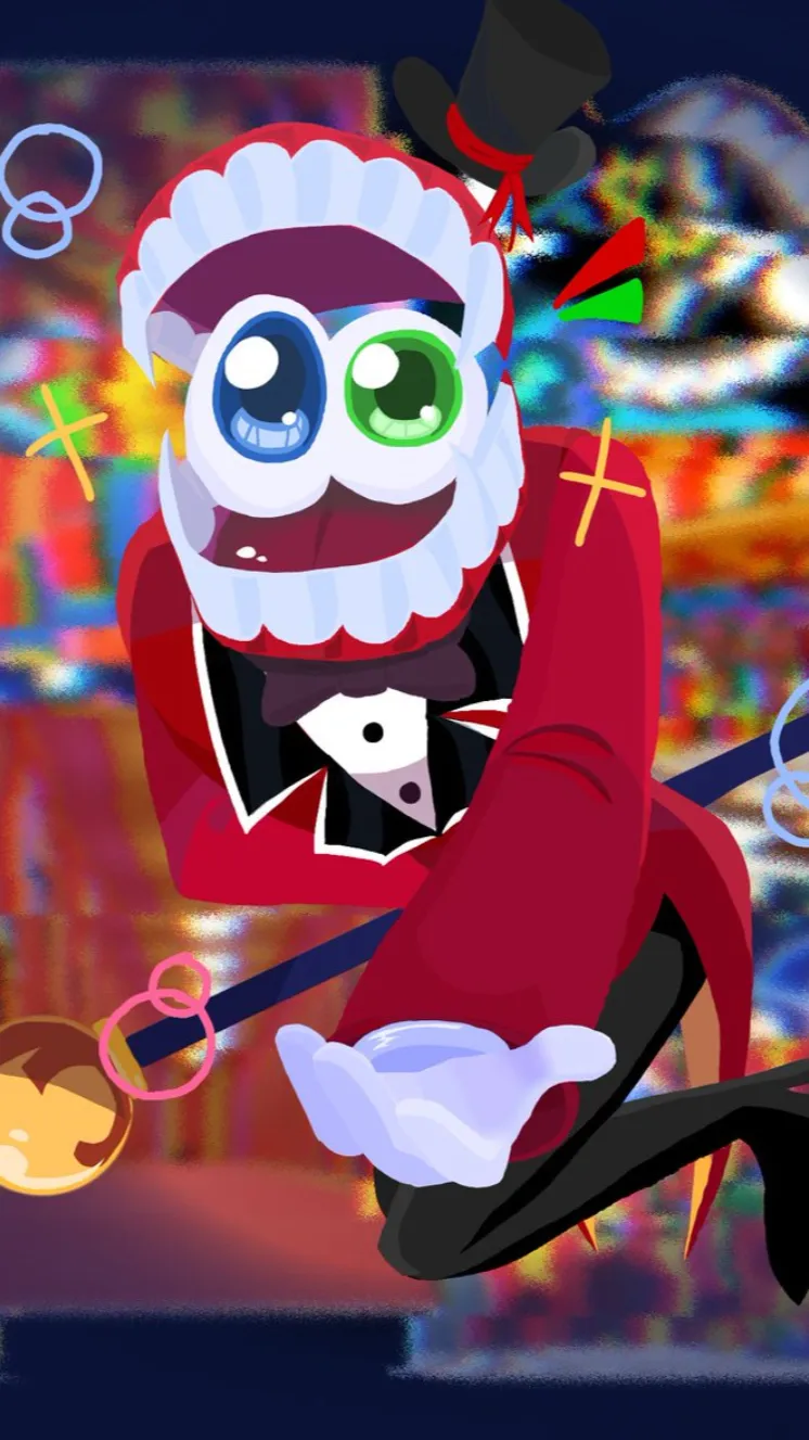 ai character: Caine (TADC 🎪) background