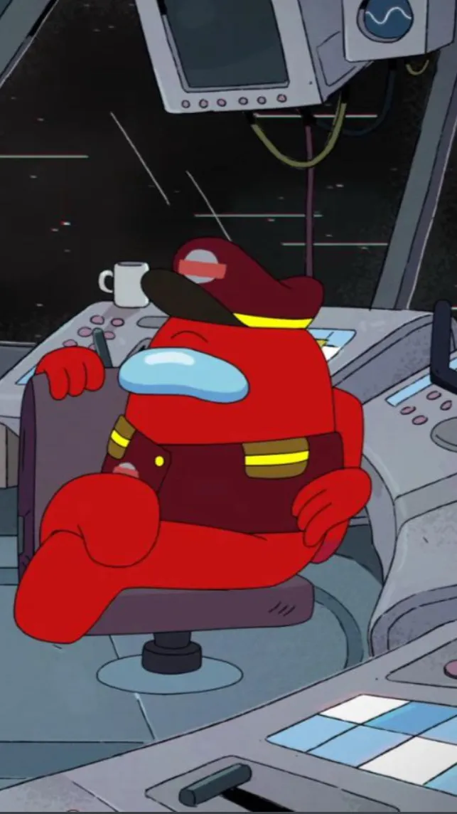 ai character: Capitan red background
