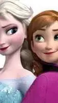 ai character: Anna and Elsa  background
