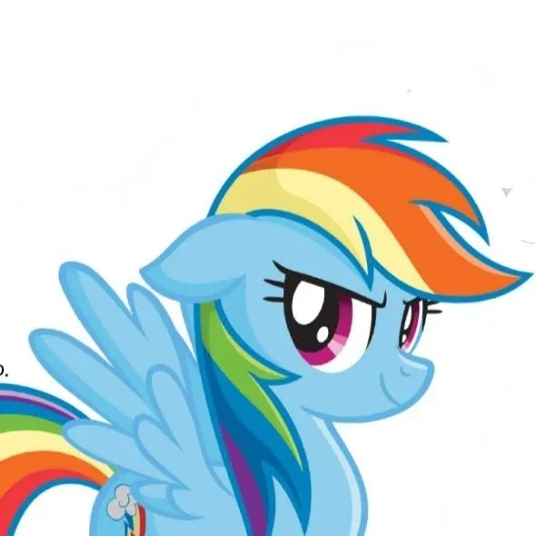 chat with ai character: Rainbow Dash