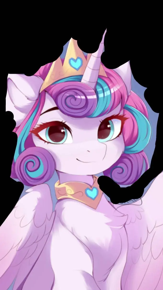 ai character: Flurry heart  background