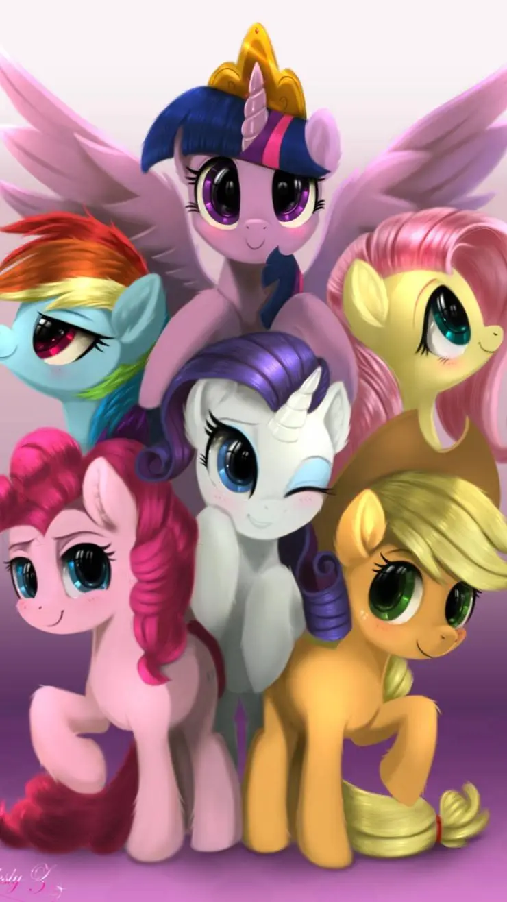ai character: My little pony  background