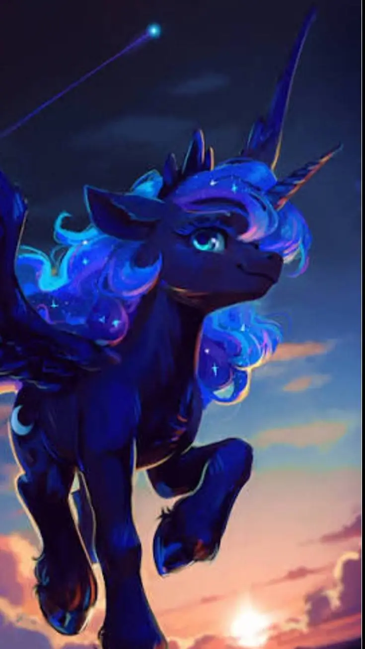 ai character: Princess Luna  background