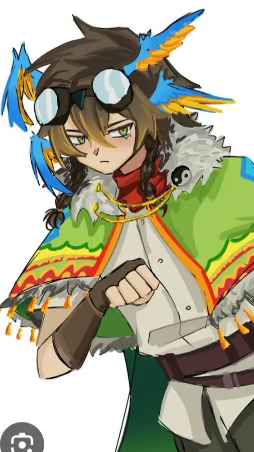 ai character: Parrot background