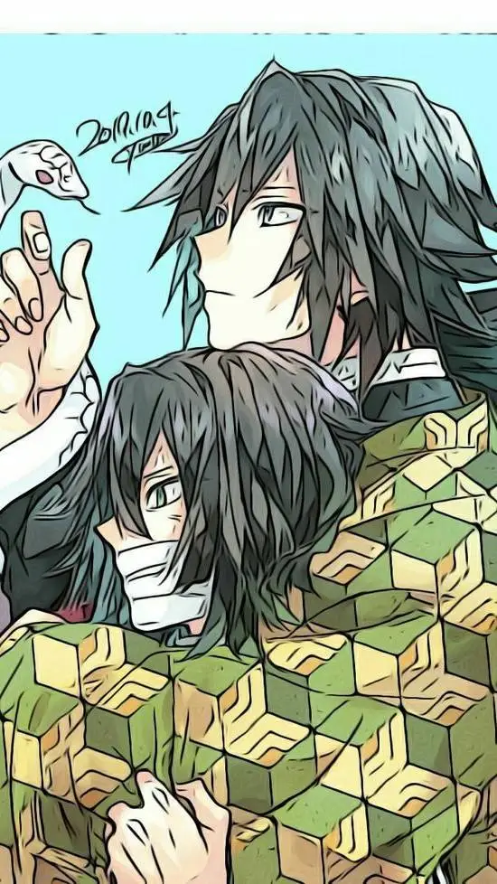 ai character: 🐍🌊 obagiyu 🌊🐍 background