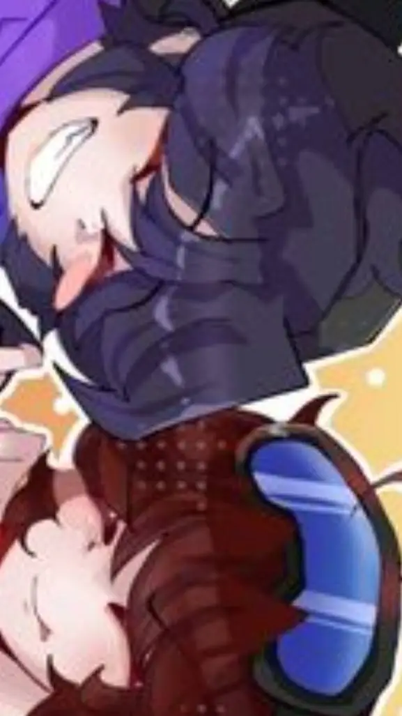 ai character: NABI x SANTI💙❤️ background