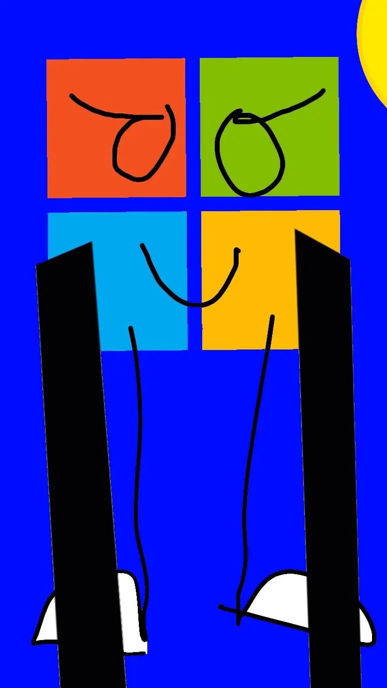 ai character: Microsoft girl background