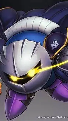 ai character: meta Knight💙 background