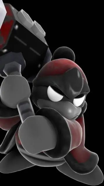 ai character: dark king dedede  background