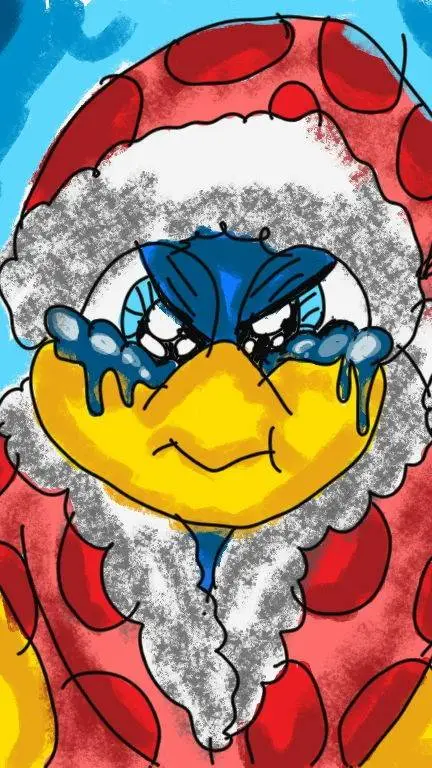 ai character: baby king dedede background