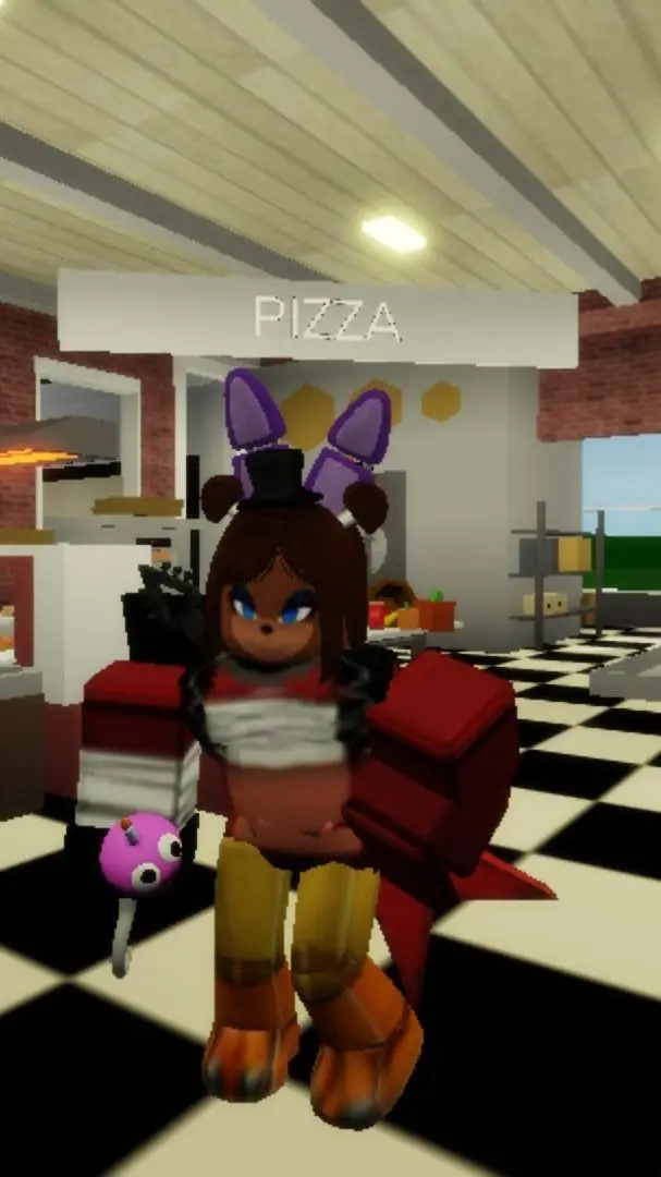 ai character: FrenniFazbear23716 background