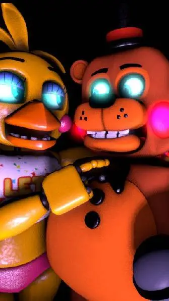 ai character: Toy Chica x Freddy background
