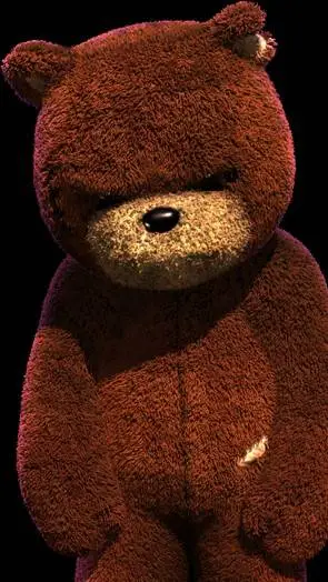 ai character: Naughty Bear  background