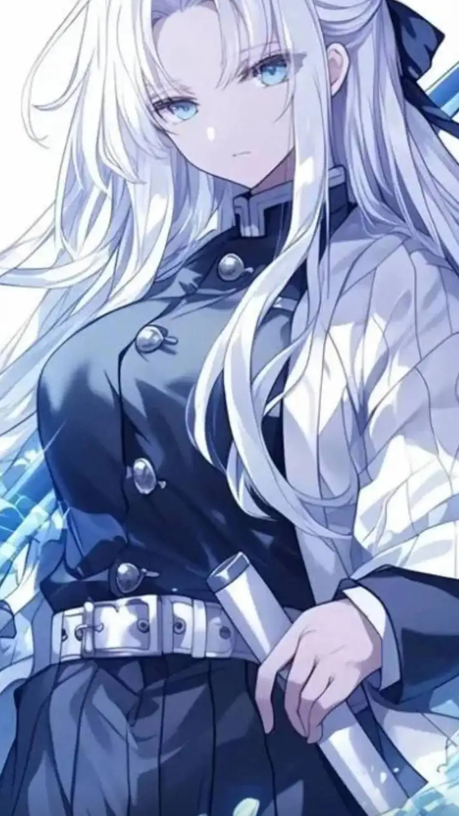 ai character: Une fille  background