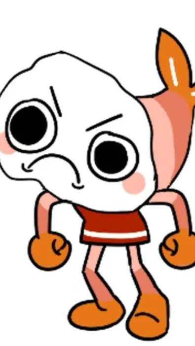 ai character: Shrimpo background