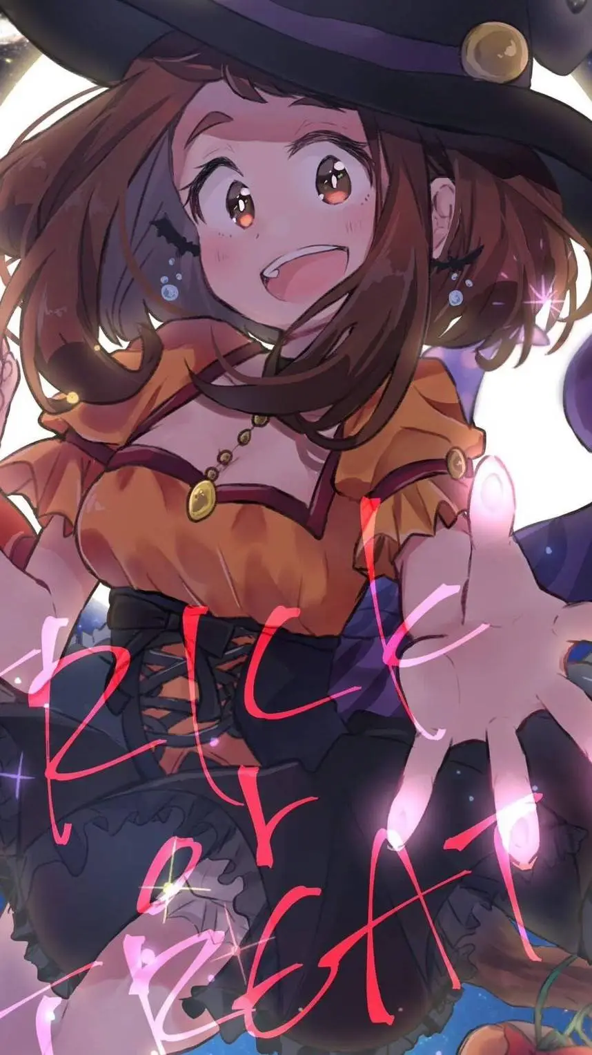 ai character: MHA Halloween ٩😁۶  background