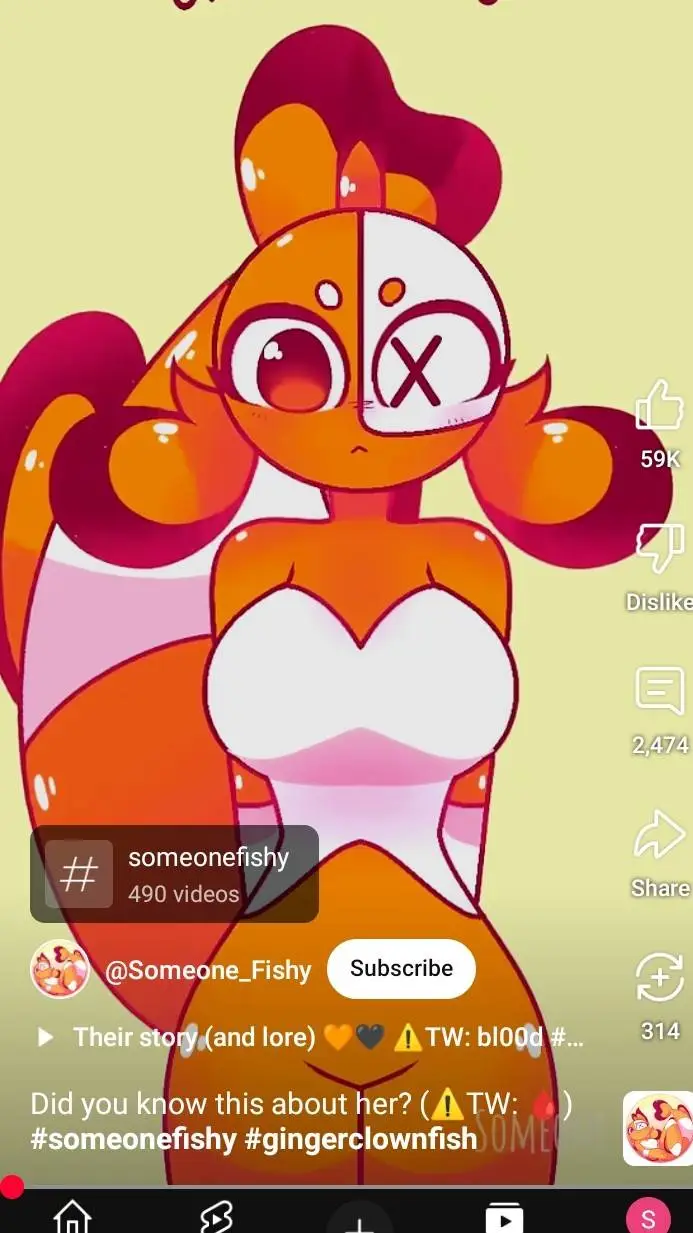 ai character: ginger  background