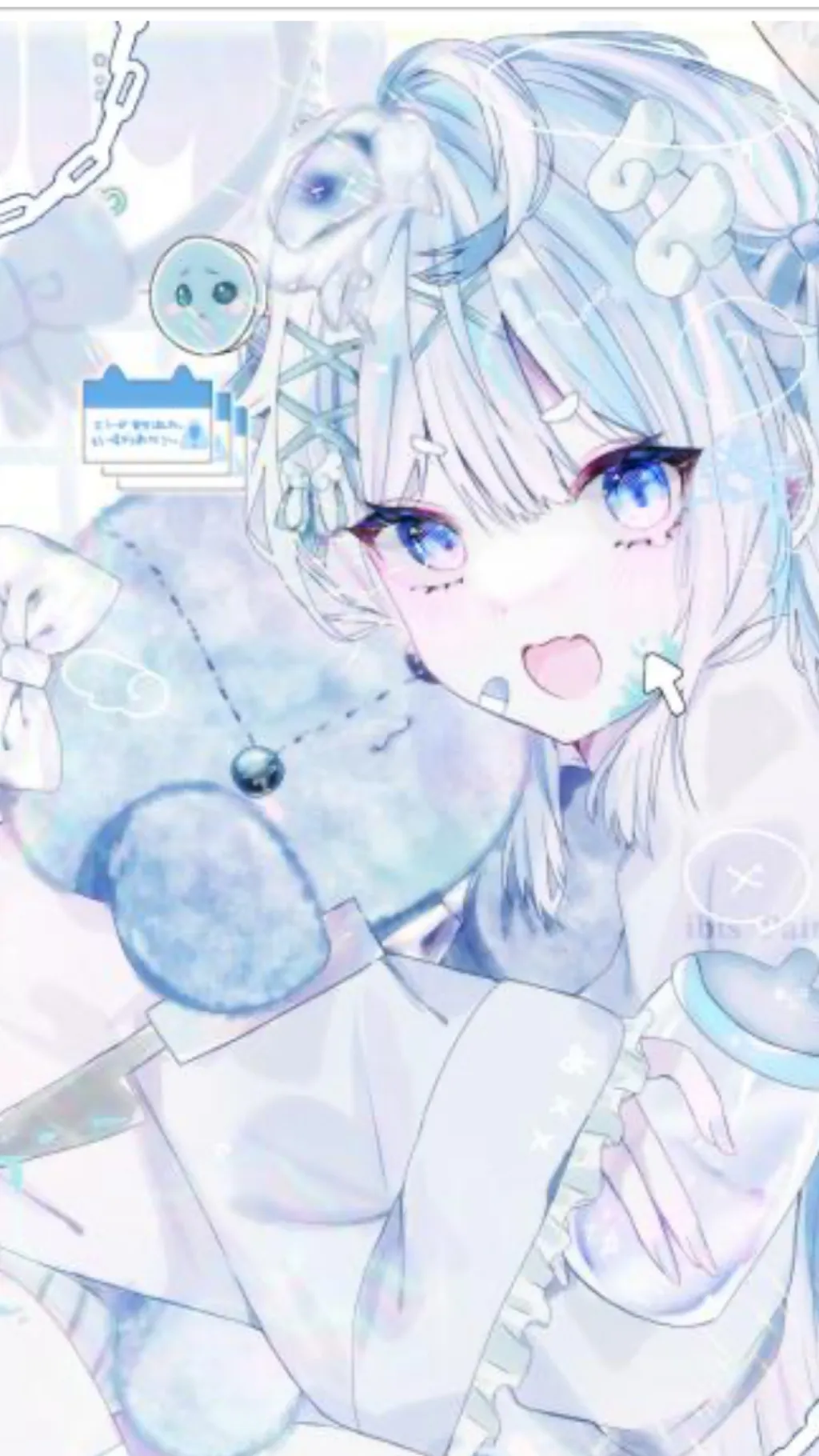 ai character: Moonflower yandere background