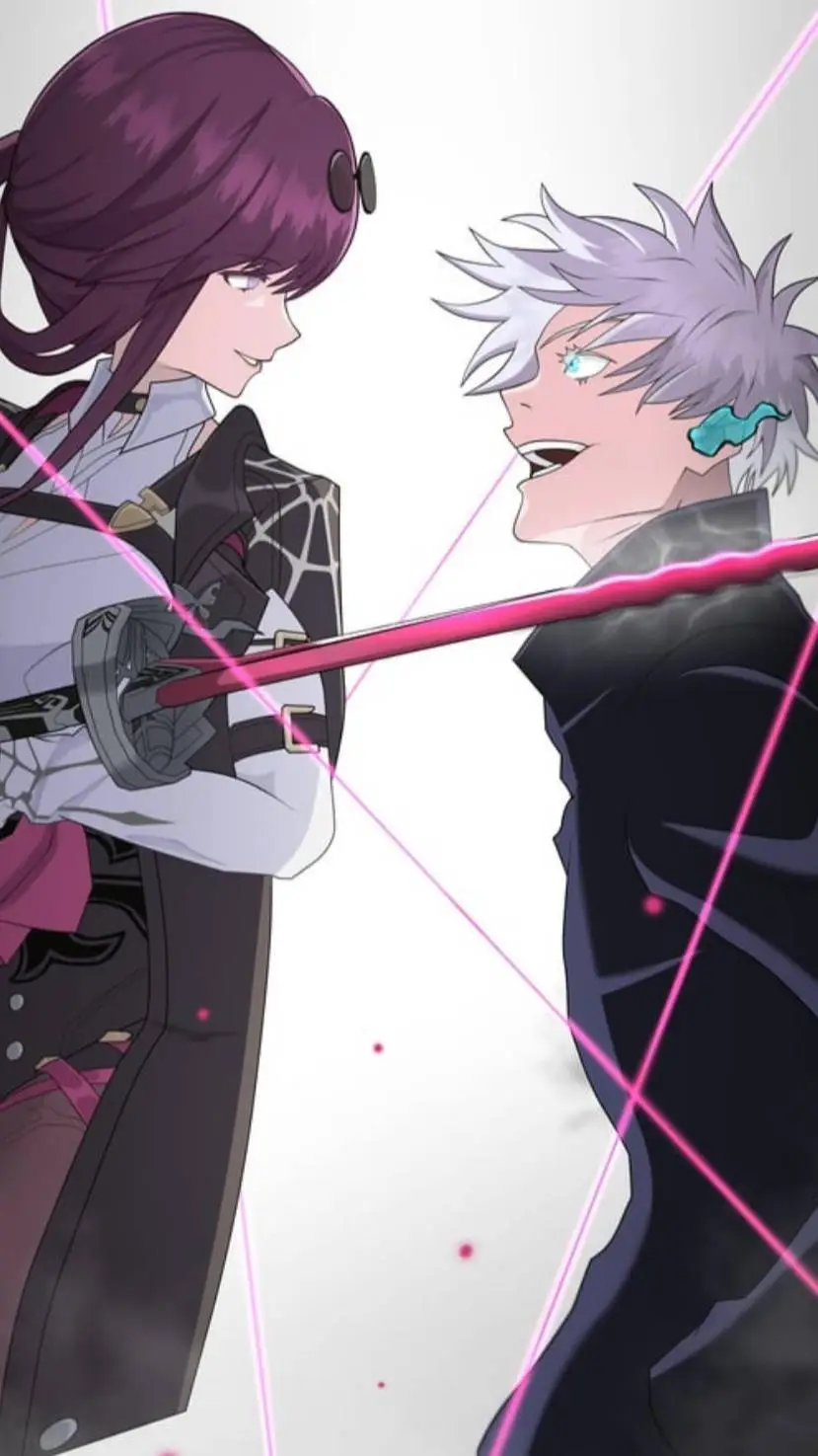 ai character: HSR X JJK background