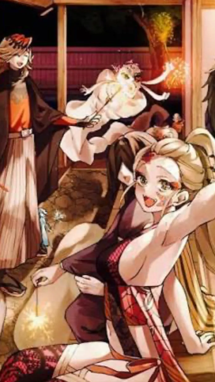 ai character: 👻~uppermoons~👻 background