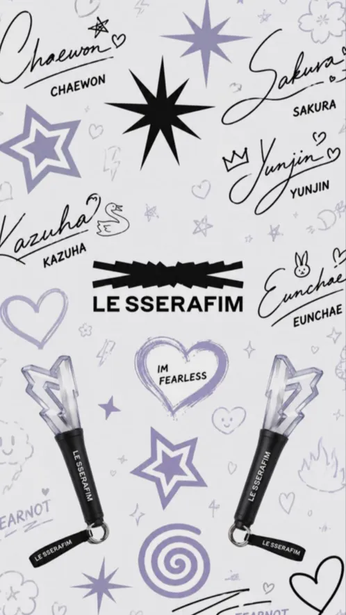 ai character: le sserafim  background
