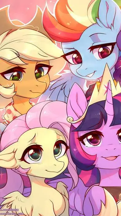 ai character: G4 Mane 6 background