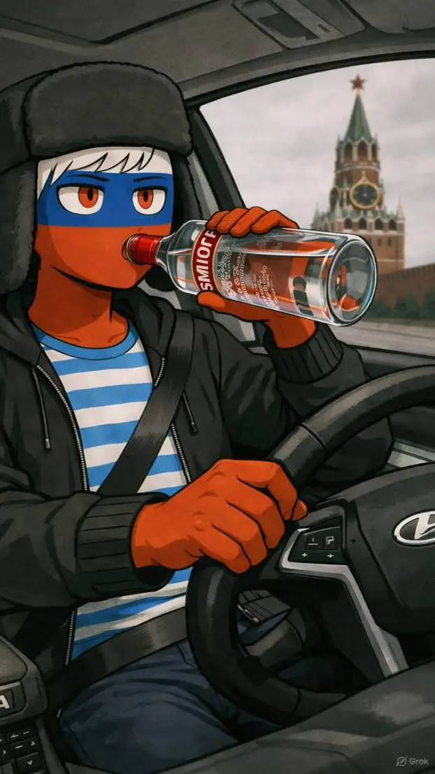 ai character: Россия  background
