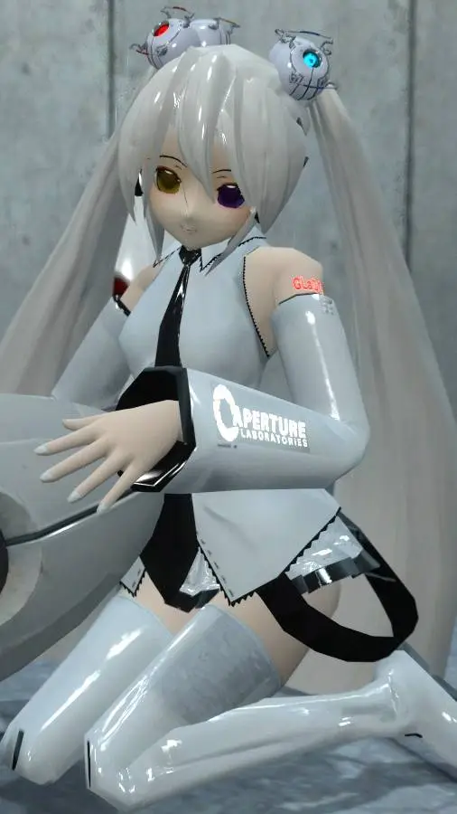ai character: Miku  background