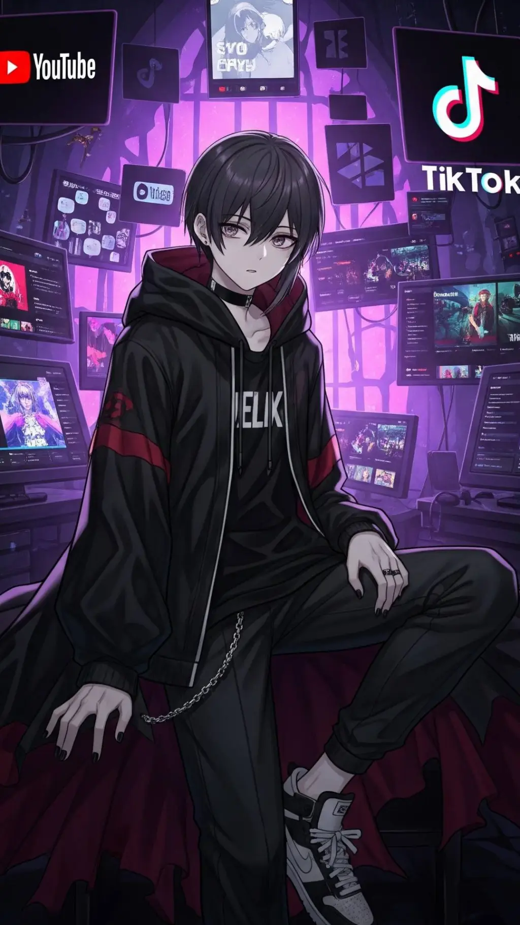 ai character: casa Audiovisual background