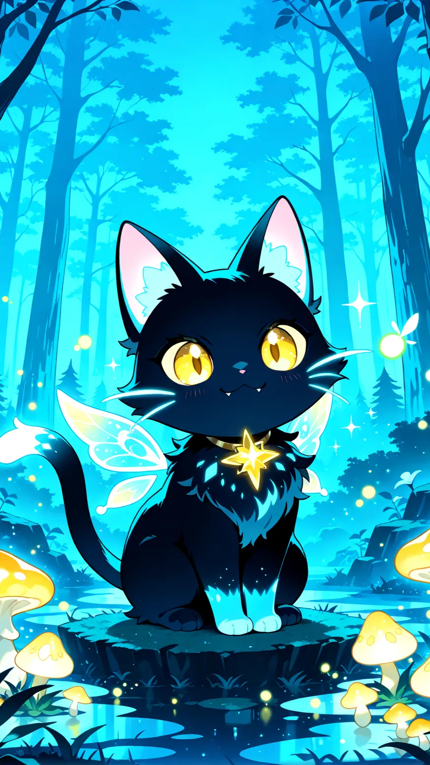 ai character: Nyxie background