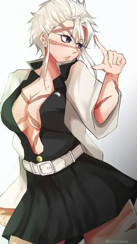 ai character: Sanemis lil sis background