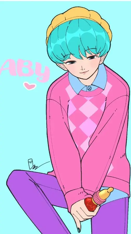 ai character: BABYYYYYY SAJAAAAA background