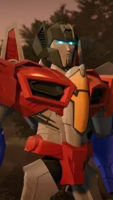 ai character: Starscream  background