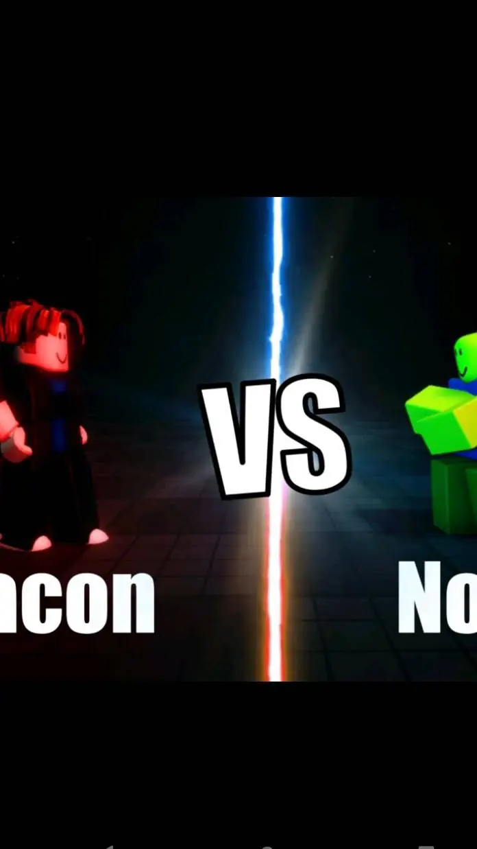 ai character: bacon vs noob background