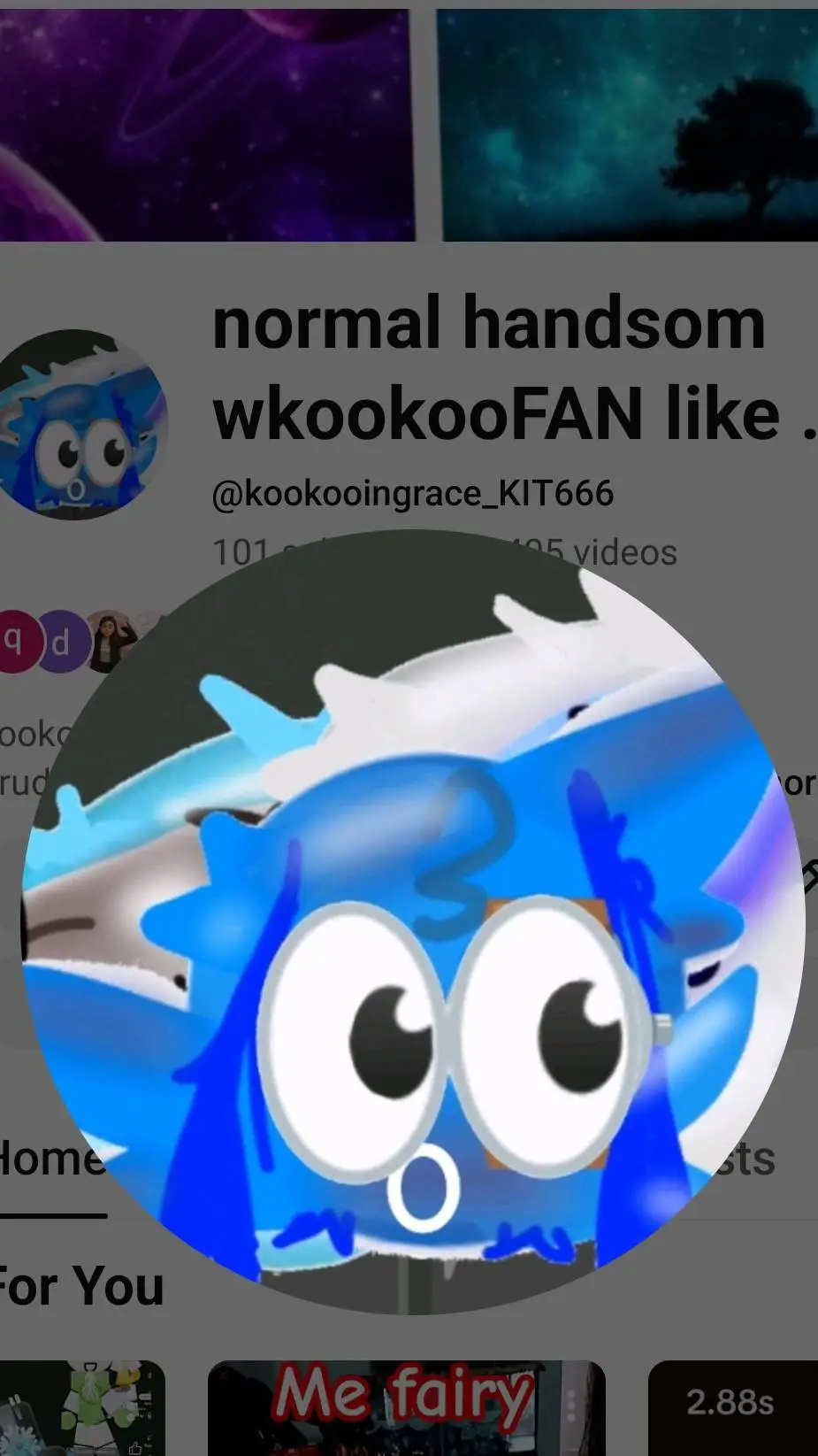 ai character: kookooFAN background