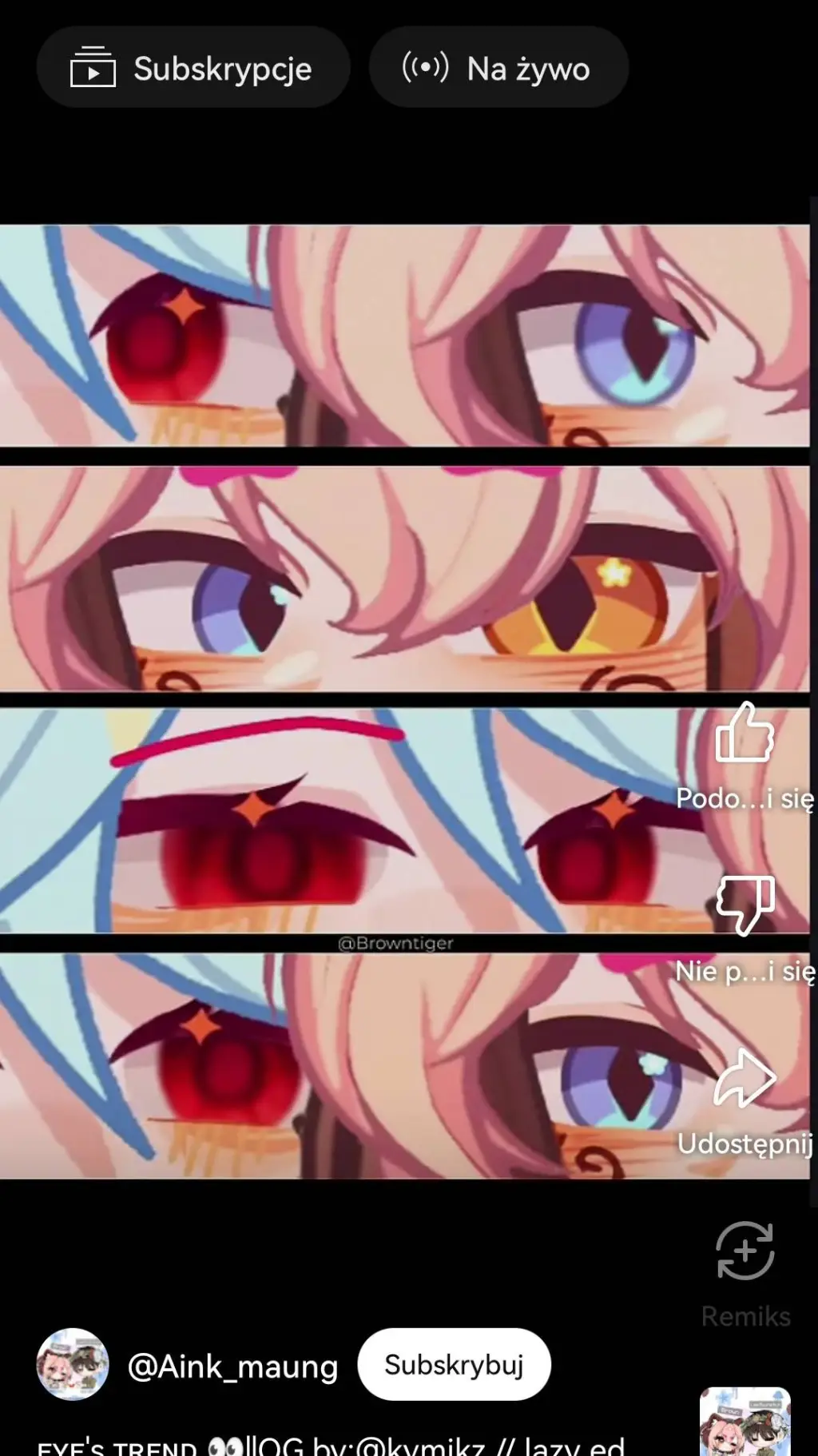 ai character: Sweet And emo background
