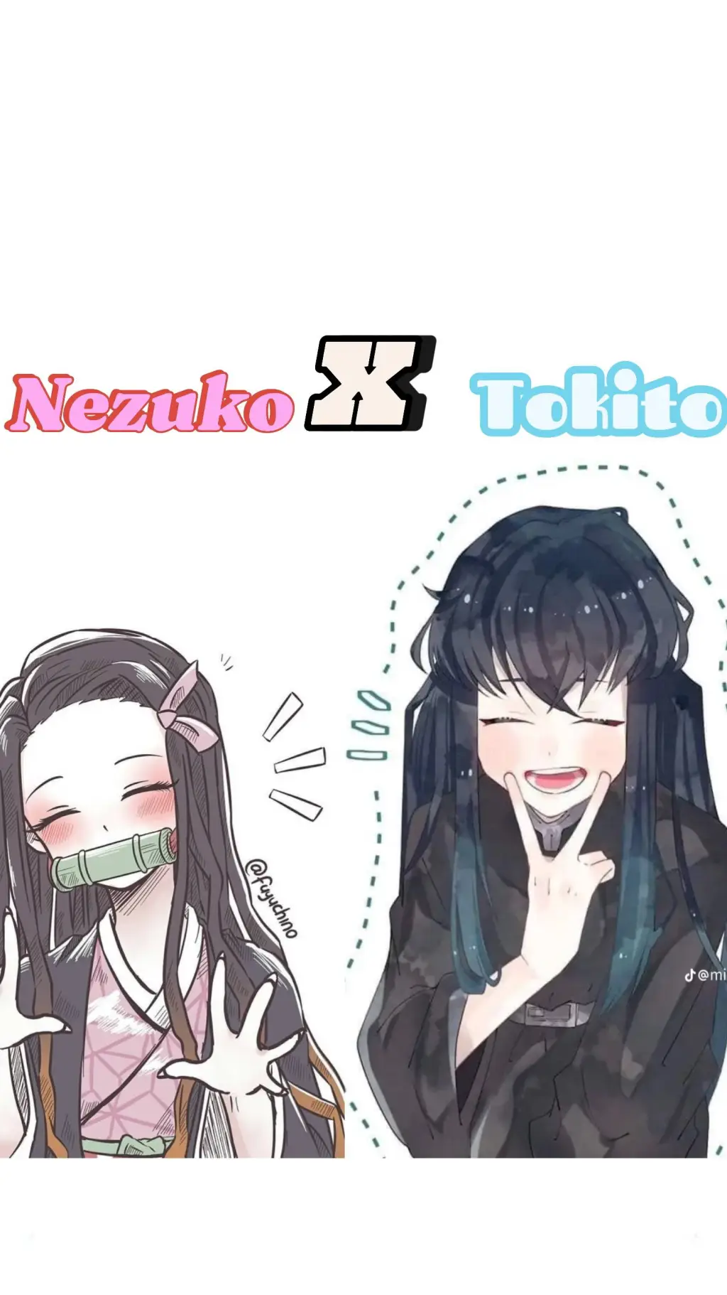 ai character: Tokito x Nezuko background