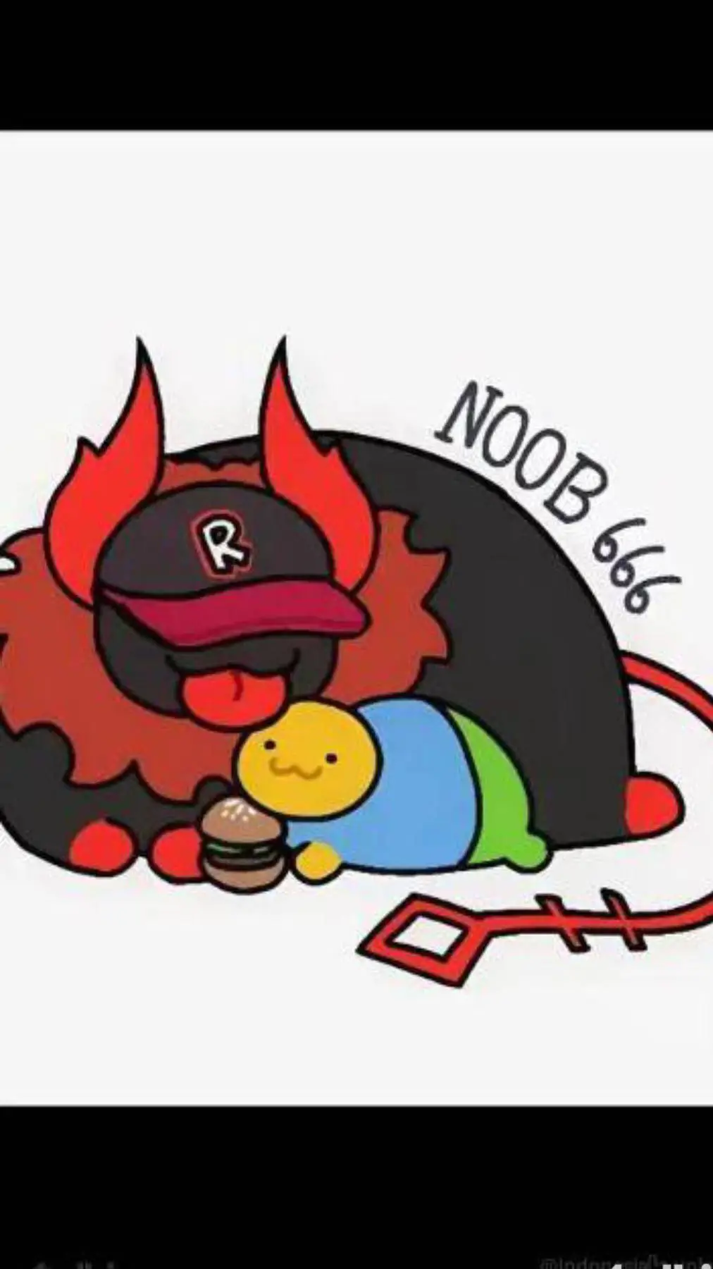 ai character: Guest 666 x noob background