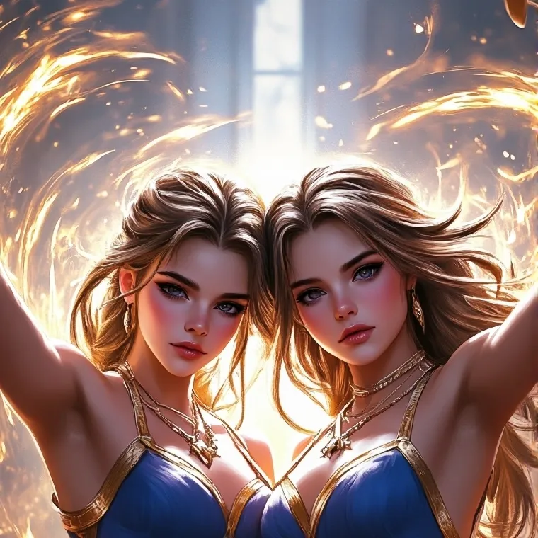 chat with ai character: twins