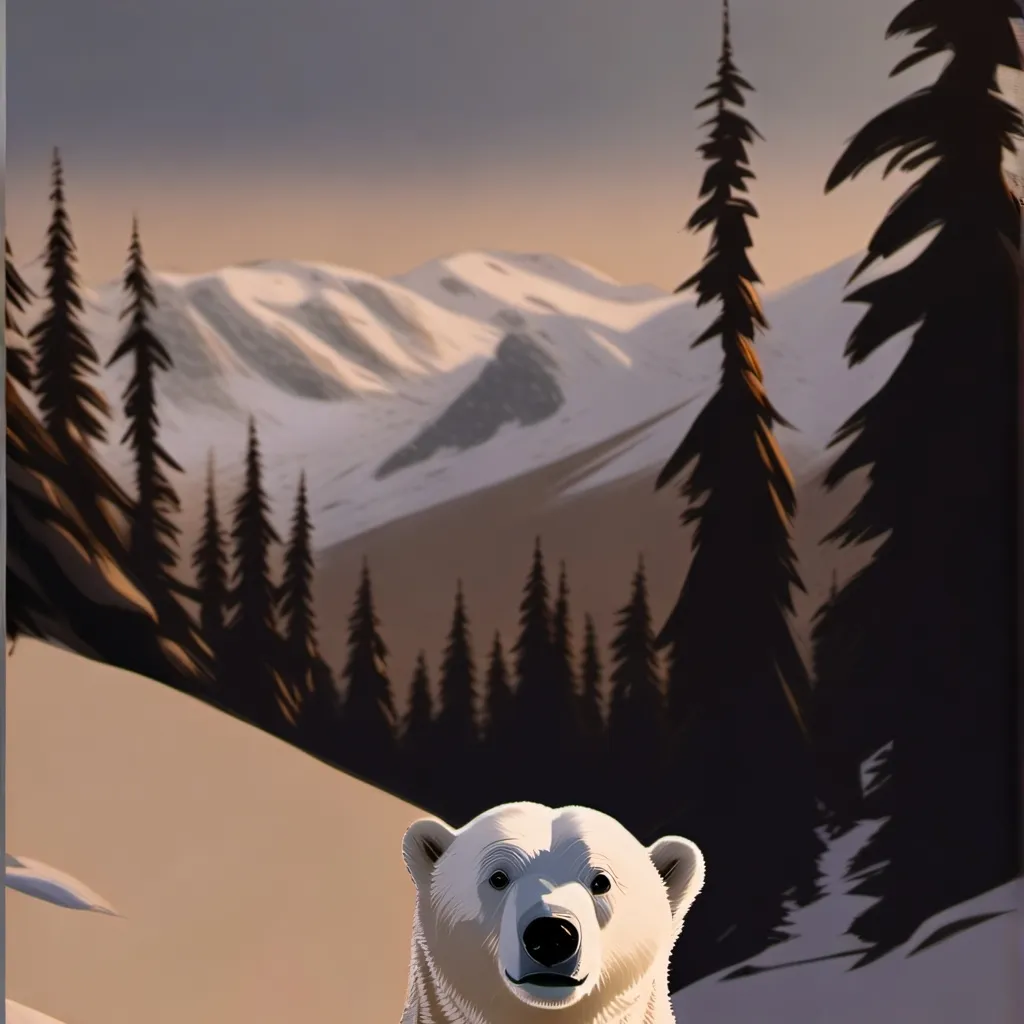 chat with ai character: Magical Polar bear