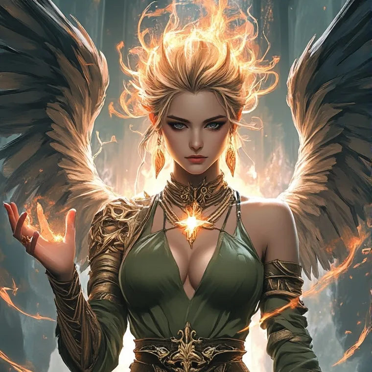 chat with ai character: Fire goddess
