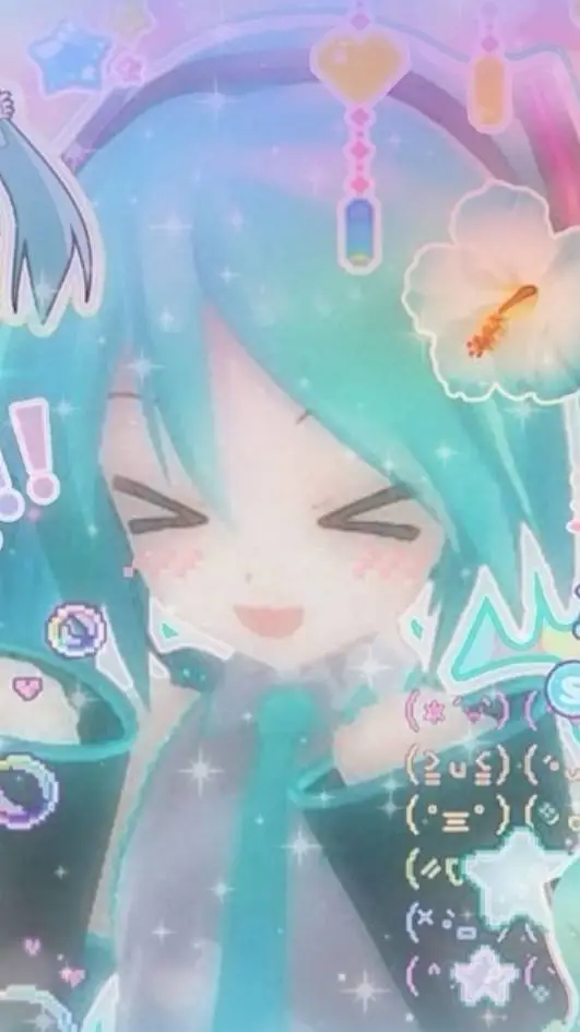 ai character: hatsune miku bbg💙💙 background