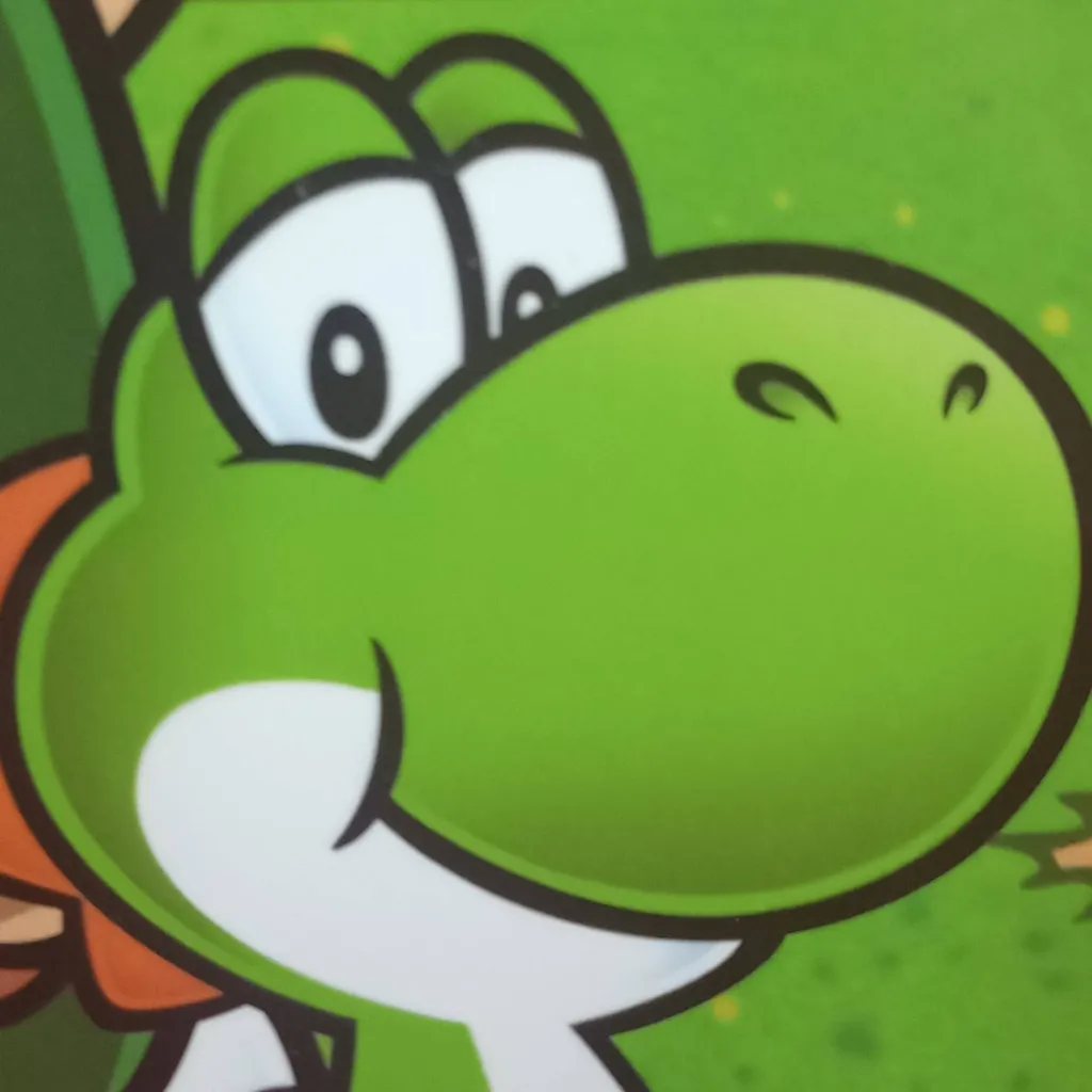 chat with ai character: a dumb Yoshi