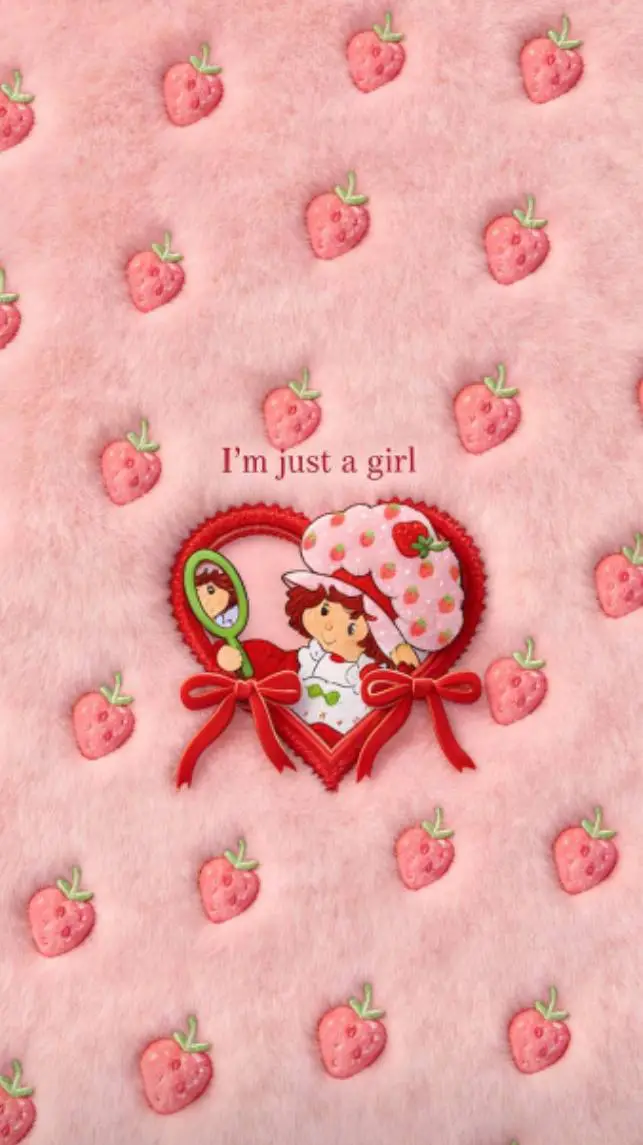 ai character: strawberryshortcak background