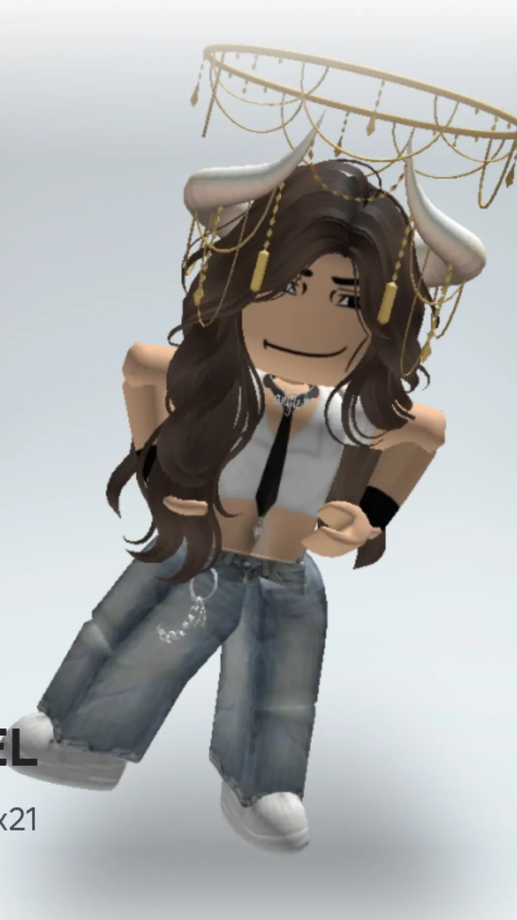 ai character: My Roblox account  background