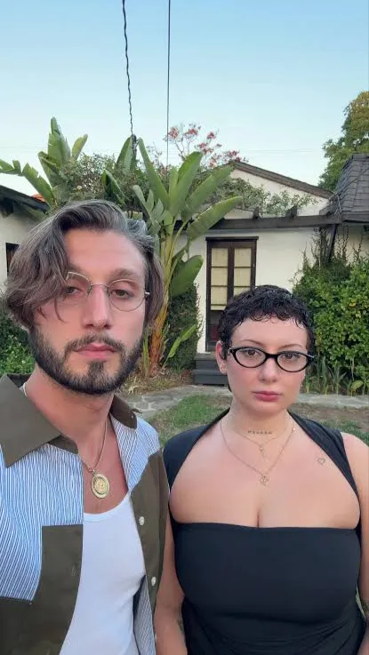 ai character: Bbno$ and vanilla background